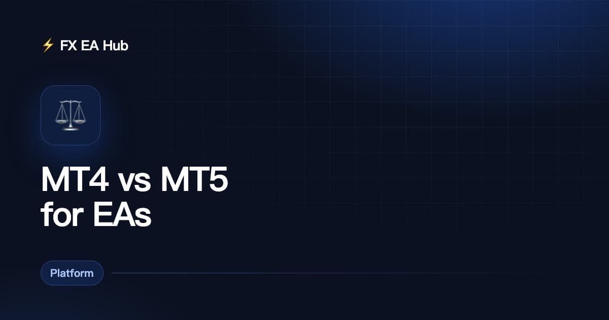 跑 EA 该用 MT4 还是 MT5?买之前先搞清楚